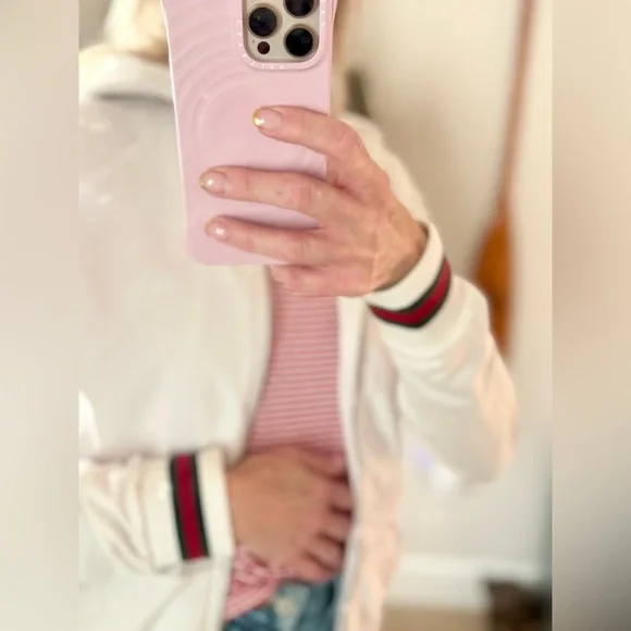 GUCCI White Women's Jacket SZ L